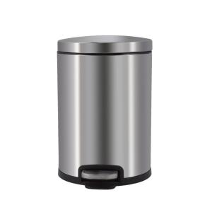 Buy cheap Household 10L Lobby Garbage Cans Stainless Steel Pedal Garbage Can product