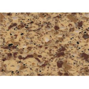 Buy cheap Artificial Crystal Custom Quartz Countertops Yellow Quartz Stone Solid Surface from wholesalers