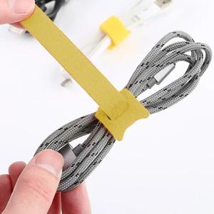 Reusable Hook And Loop Cable Ties Down Straps Adjustable Adhesive Backed