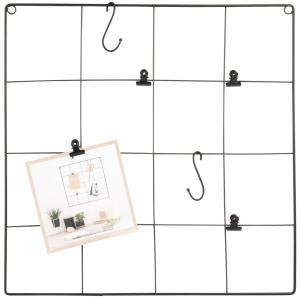 Metal wire wall grid hanging clothes display racks