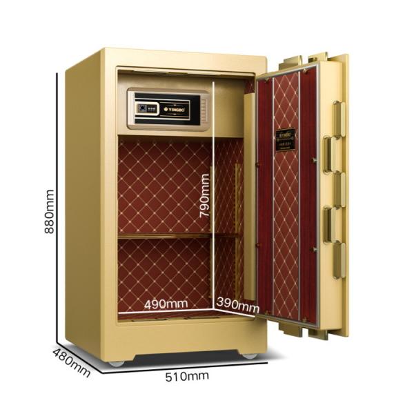 5.5 Cu Ft Dual Alarm Bank Security Safe 126±2kg 4 Open Ways Smart Safe Box YB/ZY