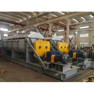 Thermal Oil Heating Sludge Paddle RVPD Dryer With Touch Screen