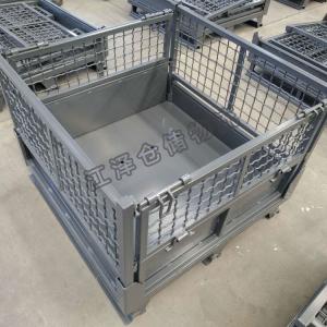 Customized Padlock Locking System Collapsible Stillage Cage For Logistics