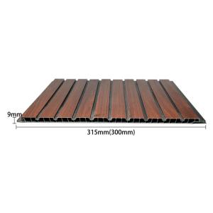 Buy cheap 9mm Thickness PVC Fluted Wall Panel Low Maintenance Modern Indoor Wall Sheet product