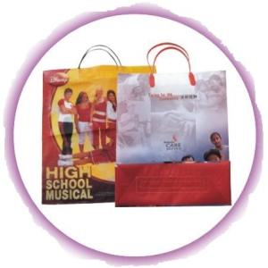 Buy cheap Side Gusset Bag Custom Plastic Shopping Bags With Handles from wholesalers