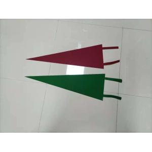 CMYK Printing OEM Triangle School Pennant Flag Digital Printing
