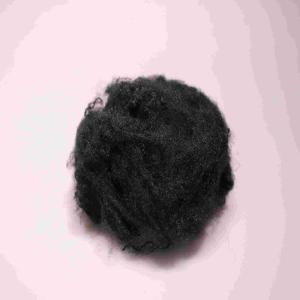 Buy cheap 64mm Black Flame Resistant Fiber Environment-Friendly Viscose Staple Fibre from wholesalers