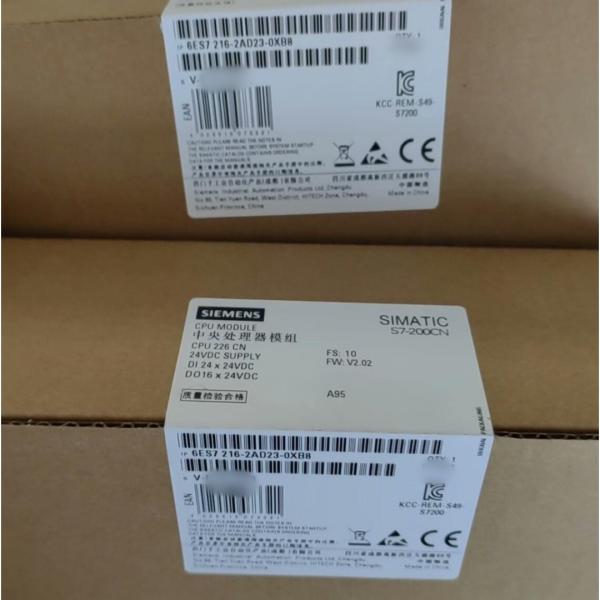 SIEMENS SIMATIC S7-200 PLC 6ES7216-2AD23-0XB8 CPU 226 DC/DC/DC 24 Inputs/16 Outputs