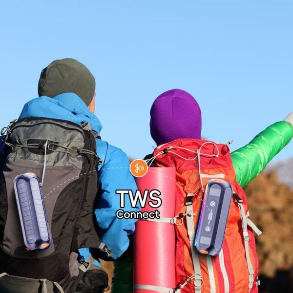 Buy cheap Custom Solar Bluetooth Speaker IPX6 Waterproof Wireless Outdoor Speaker With TWS 3600mAh from wholesalers