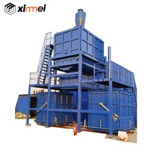 Buy cheap New Low Density Tolerance Rebonded Block Foam Sponge Foaming Machine Recyled mid-range two mold four sides steaming rebond machine product