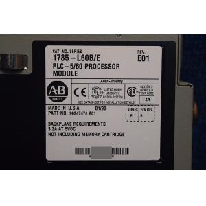 ALLEN-BRADLEY 1785-L60BE Enhanced PLC-5 Programmable Controllers