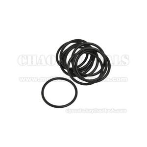 Black Neoprene Rubber O Rings High Tensile Strength Flame Resistance
