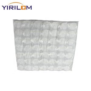 Buy cheap Customized White Fabric Sofa Pocket Spring Unit with Cylindrical Shape and Compressed Rolled Design from wholesalers
