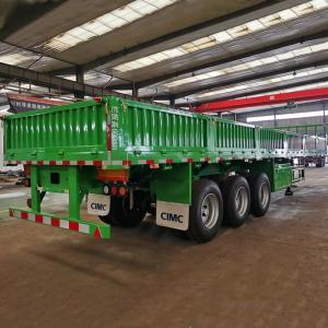 Buy cheap Q345B Height 600mm Side Wall 3 Axle 50T Cargo Trailer from wholesalers
