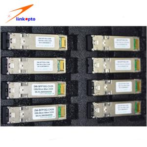 FTTX SFP+ 10G DWDM C37 80KM Optic Transceiver Module