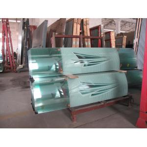 Buy cheap Silk Printing Tempered Art Glass For Curved Shower Room from wholesalers