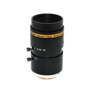 Buy cheap Machine Vision Lens 1/1.8 F2.6-16C 50mm 3 Megapixel C Mount Manual Iris Lens for Industrial camera Security from wholesalers