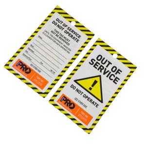 Customized Logo Plastic Safety Tag for Custom Design and Sale of Products