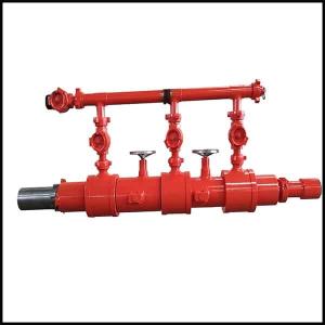 Buy cheap 21Mpa 9 5/8" Double Plug Cement Casing Head With Manifold from wholesalers