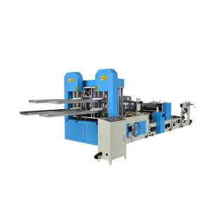 Buy cheap 7.5KW Double Line Napkin Folding Machine With Color Printing Unit from wholesalers