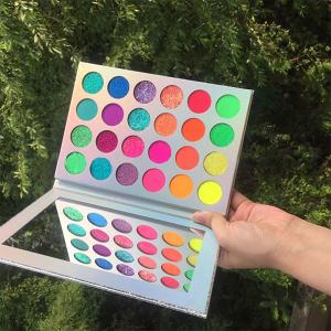 Buy cheap Glitter Matte Shimmer UV Reaction Makeup Eyeshadow from wholesalers