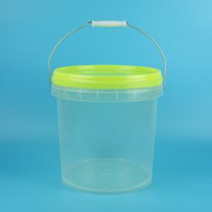 Buy cheap High Transparent Food Grade Square Plastic Bucket 10L 5L from wholesalers