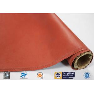 Buy cheap Red Silicone Coated High Silica Fiberglass Fabric Insulation Materials from wholesalers