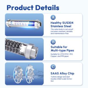 Buy cheap Home Saltless Water Descaler System with Eco-Friendly Physical Technology from wholesalers