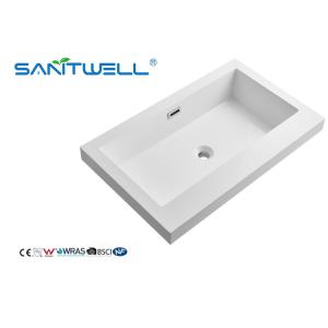 China SWQ760 Cheap Price Special Models Artificial Stone Basins Colored Customized Sinks For Bathroom on sale