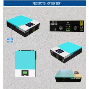 Home RV Hotel Use PV Solar Inverter 1.5KW LCD+LED Display MPPT With Battery