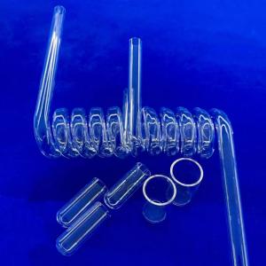 Buy cheap Factory Custom High Temperature Resistant Transparent Quartz Spiral Pipe from wholesalers