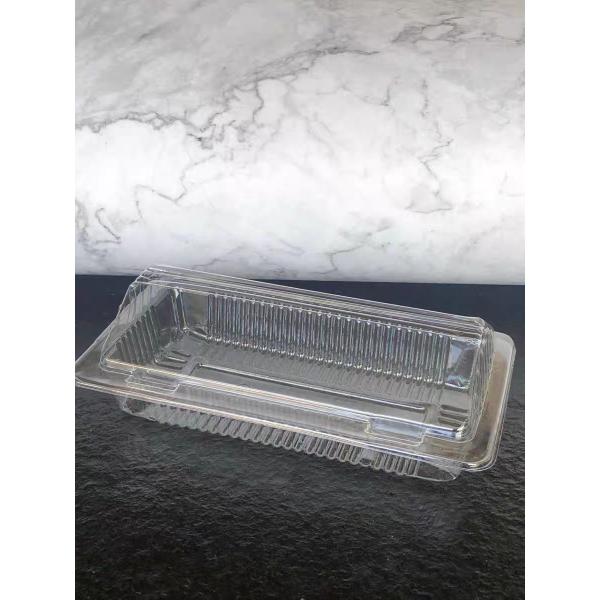 Quality Disposable Plastic Baking Transparent Packaging Box Blister Cake Bread Fruits And Vegetables Roof Box for sale