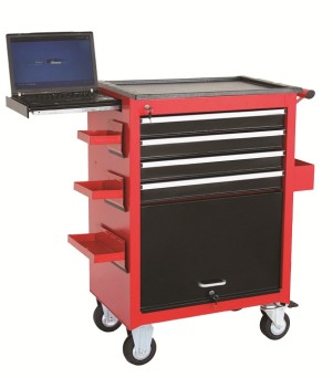 Buy cheap Portable 1.0mm 4 Drawer Roller Cabinet with adjustable computer board (THD-27041TD) from wholesalers