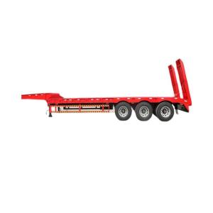 1310mm Wheel Base Three-Axle Semi-Trailer for Construction Machinery Transportat
