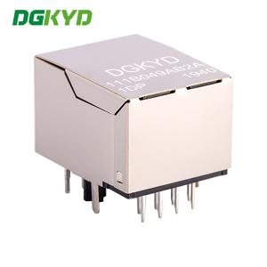 RJ45 Ethernet socket 100Mbps integrated filter with POE network interface