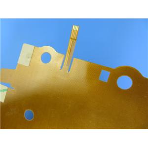 Double Sided Flexible PCB board With 0.15mm thick and Immersion Gold Polyimide