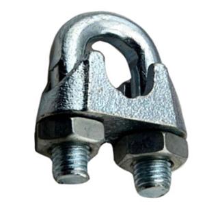 Buy cheap 1 8 Inch Malleable Wire Rope Clips Type B Galvanized For Rigging Hardware product