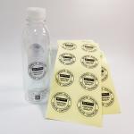 Buy cheap Custom Logo Adhesive Label Stickers Clear Drinks Cup BOPP Round Self Stick Labels from wholesalers