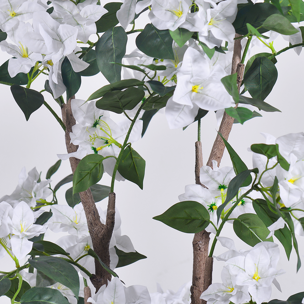 Buy cheap China Manufacturer Bougainvillea Tree Artificial Plant With white Flower For Home Office Mall Decor from wholesalers