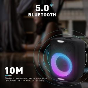 LED Light Bluetooth Speaker OZZIE P5 RGB effect with 7.4V 2500mAh Battery