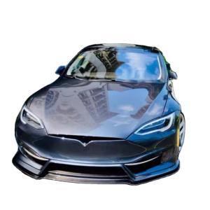 China For tesla Model S Body Kit  MODEL S Upgraded PD-style Front and Rear Bumper Spoiler Body Kits on sale