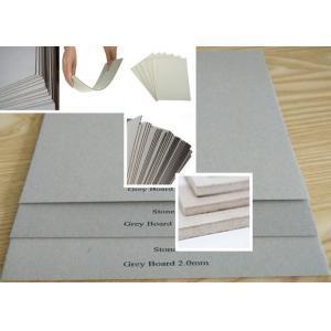 Buy cheap Strong stiffness Grey Chip Board for making Refugees House / bookcover from wholesalers