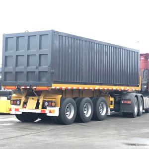 Buy cheap Container Hydraulic Cylinder 40FT Tri Axle Semi Tipper from wholesalers