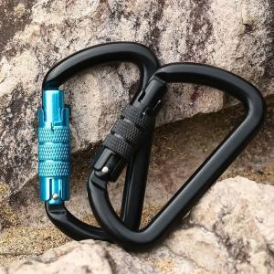 Buy cheap 25kN Hammock Aluminum 0 Shape Carabiners Versatile for Camping and Outdoor Adventures from wholesalers