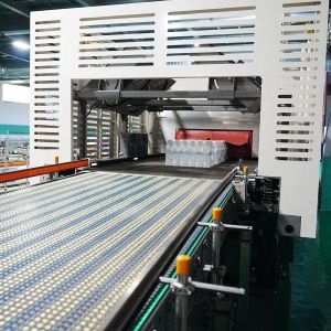 High Capacity Mechanical Driven Shrink Packer with Both Ends Open for Bottled