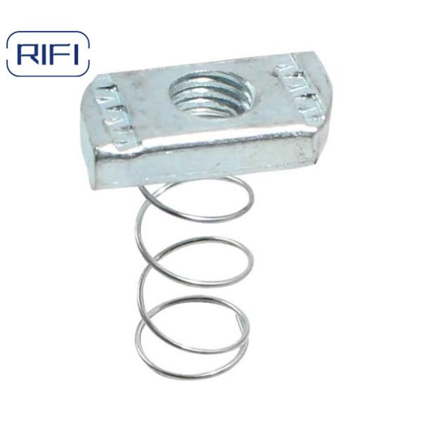 Buy cheap Sizes Range From 1/4" to 3/8" Long Zinc Spring Nuts Channel Nut from wholesalers