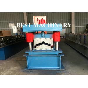 Buy cheap Metal Roof Ridge Cap Roll Forming Machine 8-12m/Min Speed PLC Control System from wholesalers