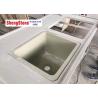 Buy cheap Grey Color Marine Edge Countertop High Temperature Resistant With Double Sinks from wholesalers