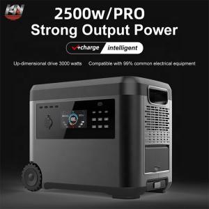 Buy cheap Lithium ion Batteries 2400W Camping Powerstation for Germany / 220V Portable 2000 w/h 2000W 3000W Powerstation with Sola from wholesalers
