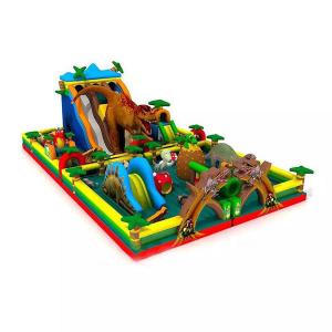 Custom Themed Kids Inflatable Bouncer Waterproof Multi Obstacles